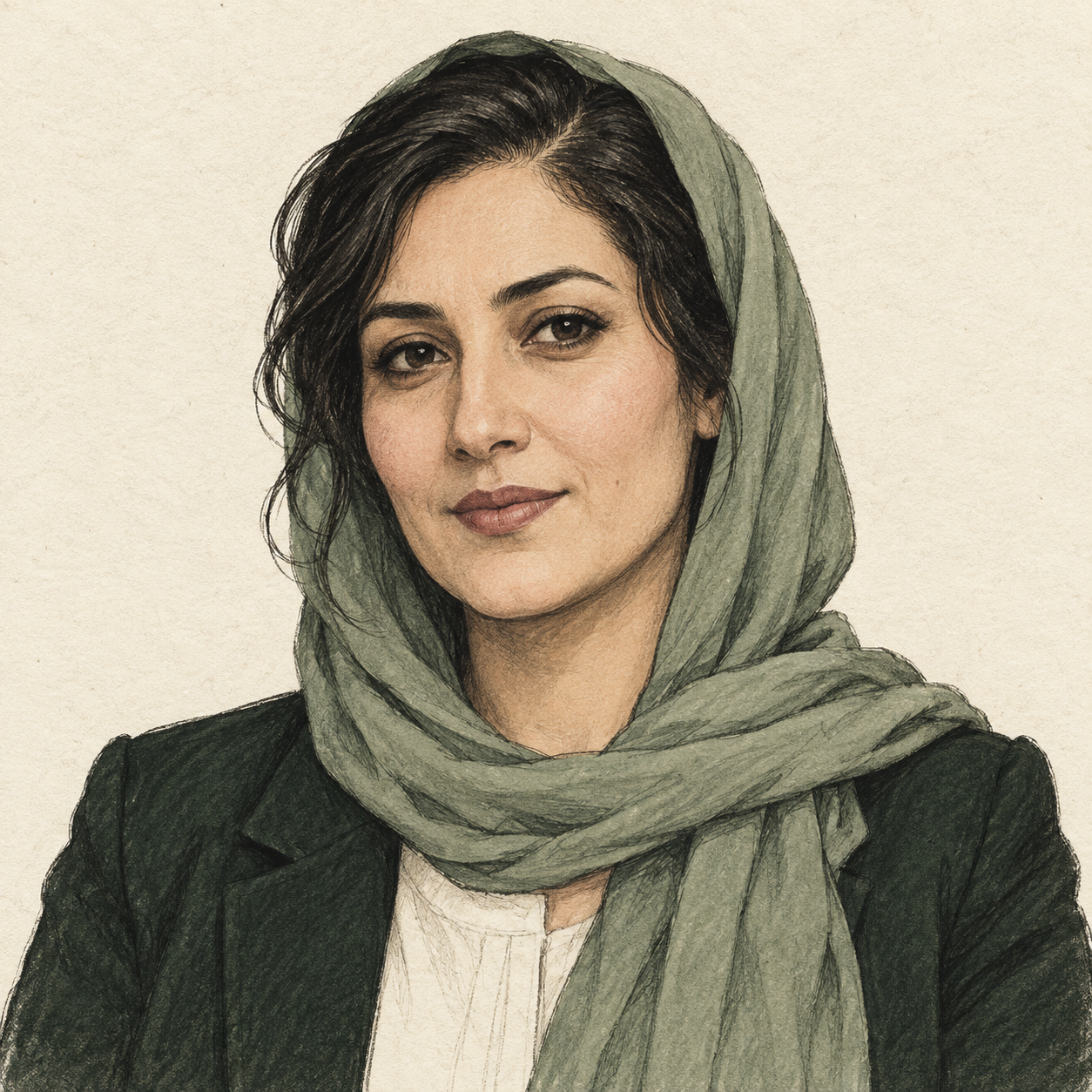 Portrait of Gul Afsheen Popal