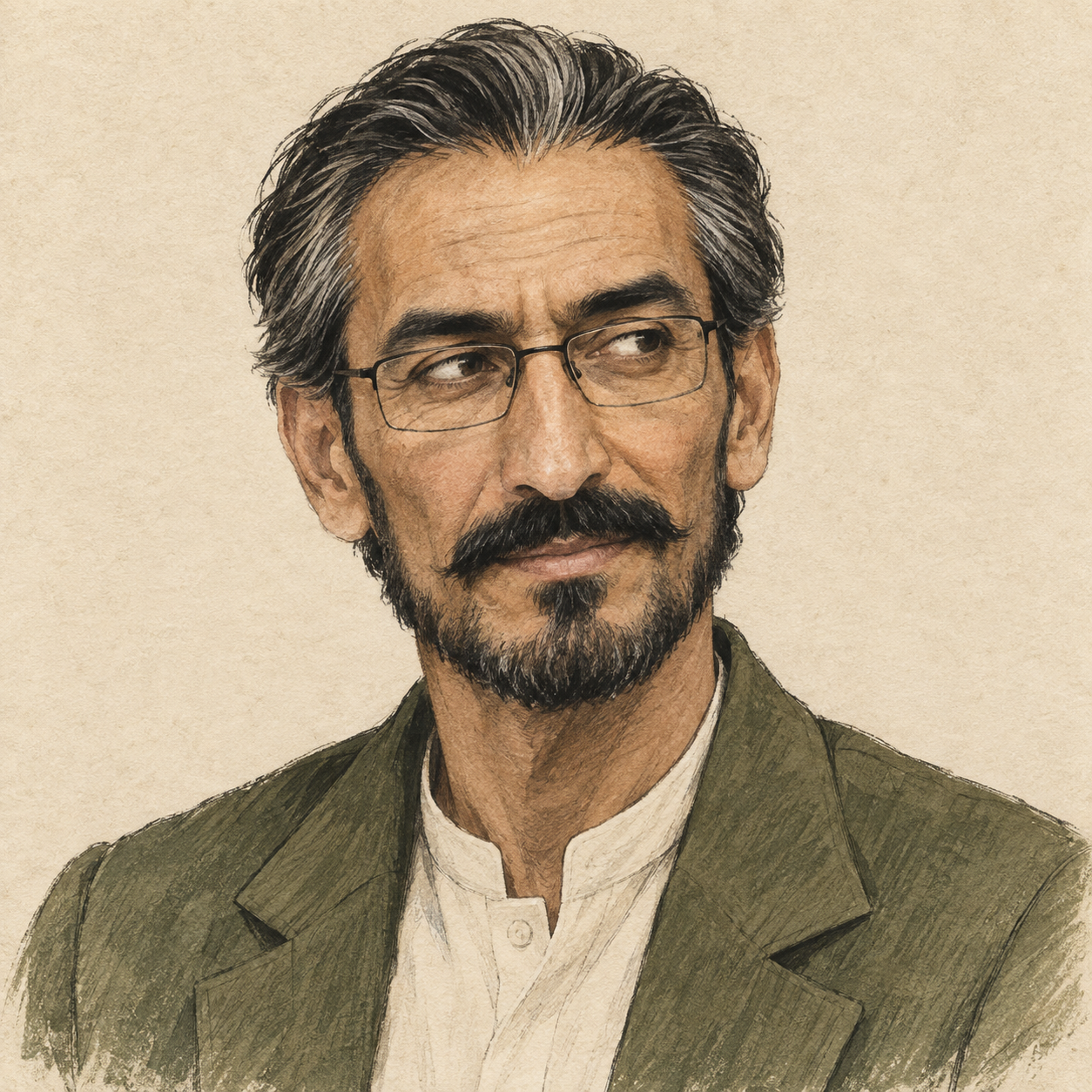 Portrait of Gul Khan Shamshatokhel