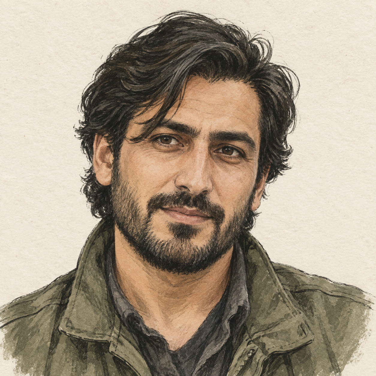 Portrait of Safar Ali Kazemi