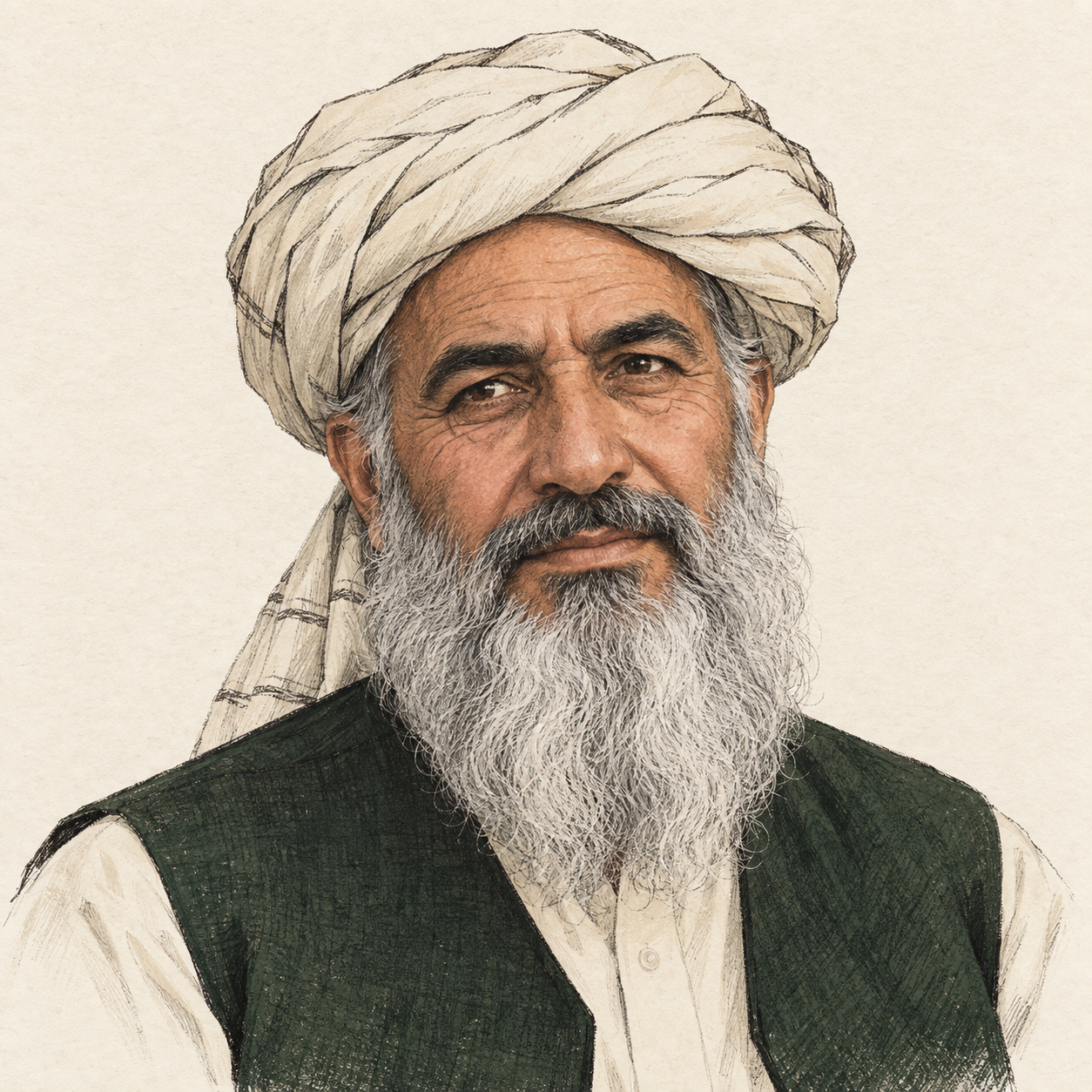 Portrait of Topak Jan Yousafzai